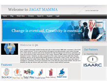 Tablet Screenshot of jagatmamma.com